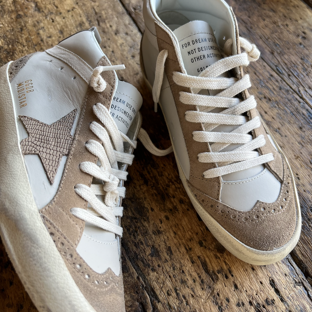 GOLDEN GOOSE MIDSTAR 37 ホワイト/グレー GOLDEN GOOSE midstar classic sneaker white/ice/blue fog